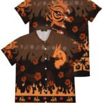 Chemise hawaïenne Naruto Kurama Aloha – Maison Otaku