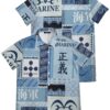 Chemise hawaïenne Marine Aloha – One Piece - Maison Otaku