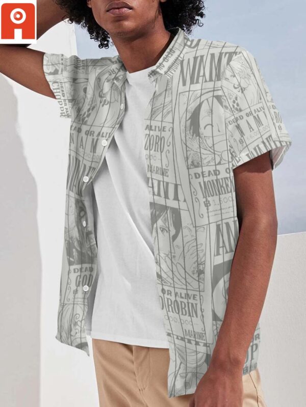 Chemise hawaïenne Chapeau de paille Aloha – One Piece - Maison Otaku – Image 2