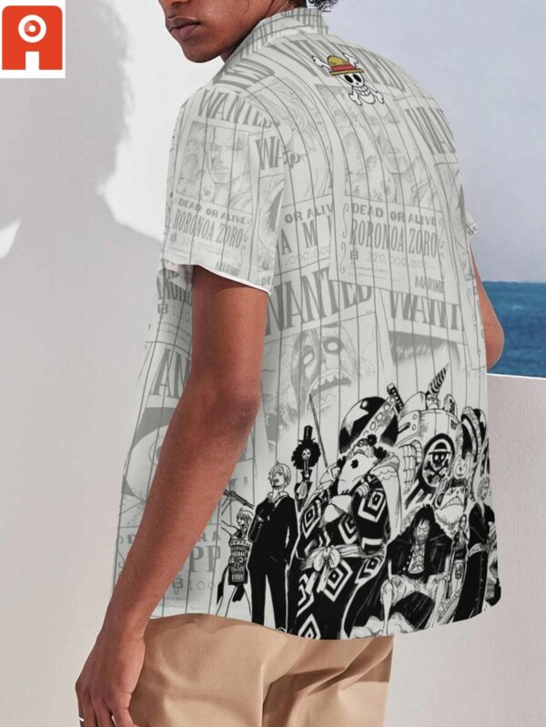 Chemise hawaïenne Chapeau de paille Aloha – One Piece - Maison Otaku – Image 3