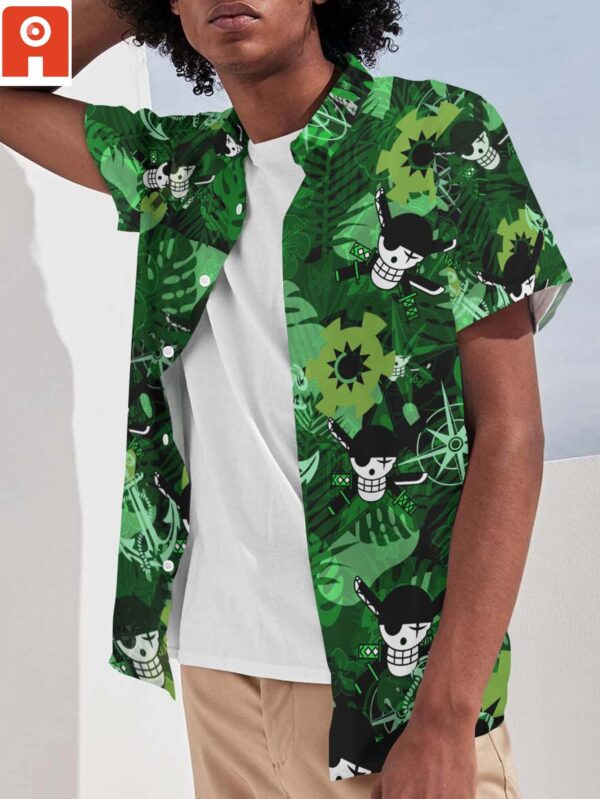 Chemise hawaïenne chasseur de pirates Aloha - Maison Otaku – Image 3