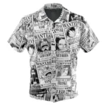 Chemise hawaïenne Aloha Strawhat Wanted One Piece – Maison Otaku