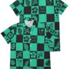 Chemise hawaïenne emblème Tanjiro Aloha - Maison Otaku