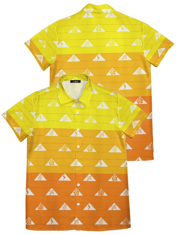 Chemise hawaïenne emblème Zenitsu Aloha - Maison Otaku