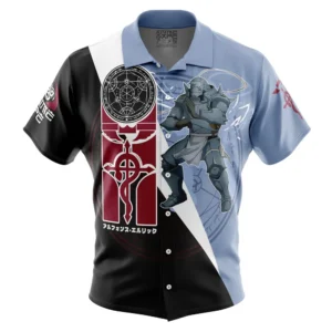 Chemise hawaïenne Alphonse Elric Fullmetal Alchemist - Maison Otaku