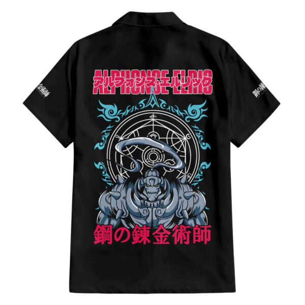 Chemise hawaïenne Alphonse Elric – Fullmetal Alchemist - Maison Otaku – Image 2
