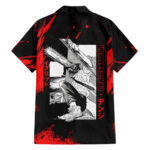 Chemise hawaïenne Chainsaw Man – monde obscur – Maison Otaku