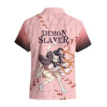 Chemise hawaïenne Nezuko – Demon Slayer – motif Asanoha – Maison Otaku