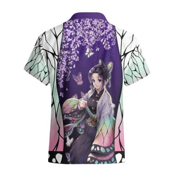Chemise hawaïenne Kocho Shinobu – Demon Slayer – Pilier des Insectes - Maison Otaku – Image 2