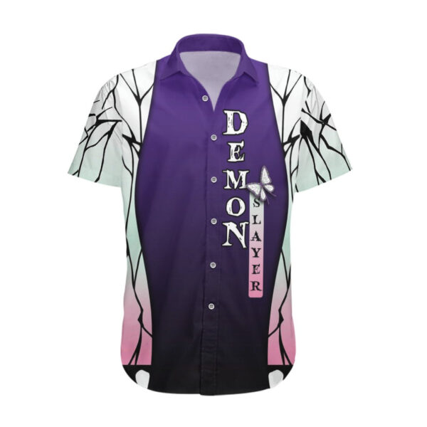 Chemise hawaïenne Kocho Shinobu – Demon Slayer – Pilier des Insectes - Maison Otaku – Image 3