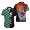 Chemise hawaïenne Tanjiro – Demon Slayer – motif Ichimatsu - Maison Otaku