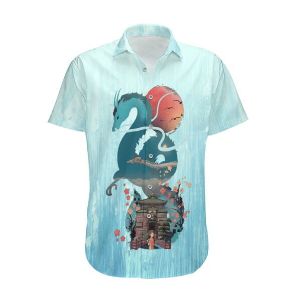 Chemise hawaïenne Chihiro – le voyage de Chihiro – artistique - Maison Otaku – Image 3