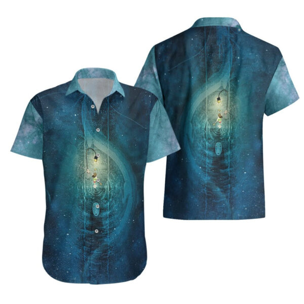 Chemise hawaïenne Chihiro – le voyage de Chihiro – train vers le monde des esprits - Maison Otaku