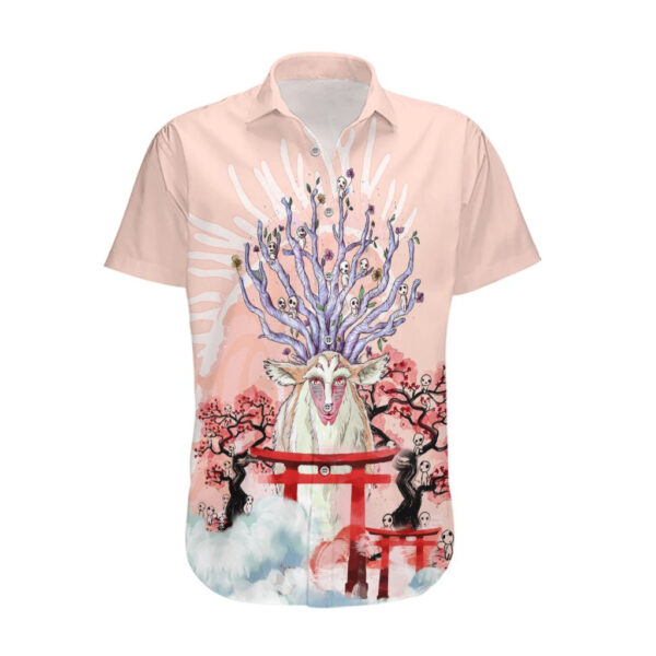 Chemise hawaïenne Princesse Mononoké – esprits de la forêt - Maison Otaku – Image 3