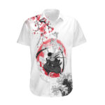 Chemise hawaïenne Roronoa Zoro – One Piece – peinture Sumi-e – Maison Otaku