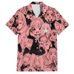 Chemise hawaïenne Anya & Bond – Spy x Family (style manga) – Maison Otaku