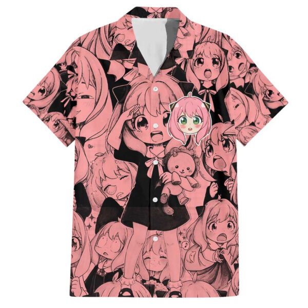 Chemise hawaïenne Anya & Bond – Spy x Family (style manga) - Maison Otaku