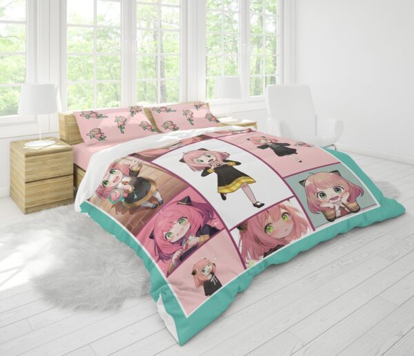Housse De Couette Anya Forger Spy x Family Parure de lit Ensemble De Literie – Image 2