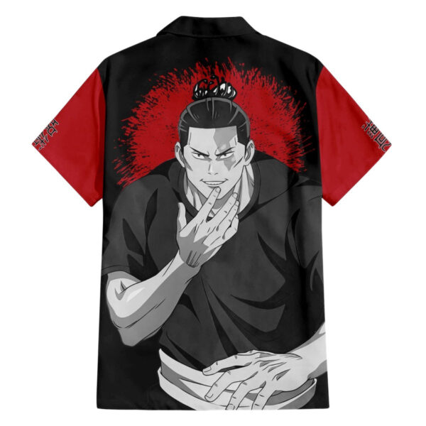 Chemise hawaïenne Aoi Todo – Noir & Blanc - Maison Otaku – Image 2
