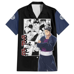 Chemise hawaïenne Aoi Todo – Jujutsu Kaisen (style manga) - Maison Otaku