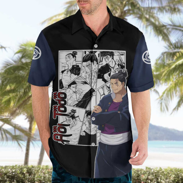 Chemise hawaïenne Aoi Todo – Jujutsu Kaisen (style manga) - Maison Otaku – Image 3