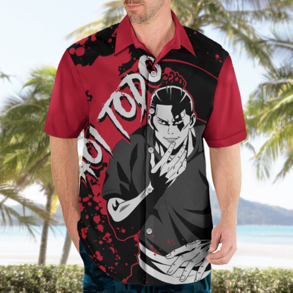 Chemise hawaïenne Aoi Todo – Jujutsu Kaisen (art manga) - Maison Otaku – Image 3