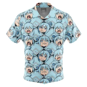 Chemise hawaïenne Aqua Axis Ordre Konosuba - Maison Otaku