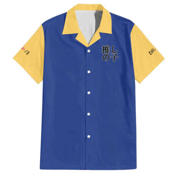 Chemise hawaïenne Aqua Hoshino – Oshi no Ko - Maison Otaku