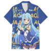 Chemise hawaïenne Aqua – Konosuba - Maison Otaku
