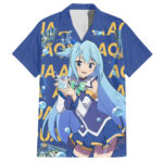 Chemise hawaïenne Aqua – Konosuba – Maison Otaku