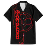 Chemise hawaïenne Académie Arasaka – Cyberpunk – Maison Otaku