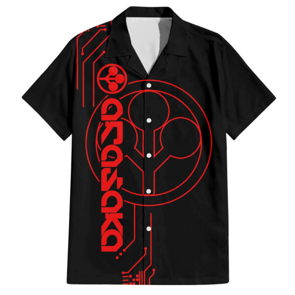 Chemise hawaïenne Académie Arasaka – Cyberpunk - Maison Otaku