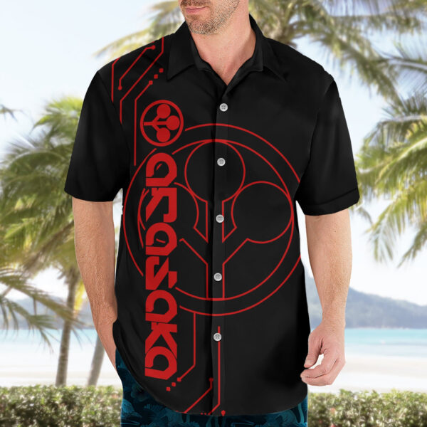 Chemise hawaïenne Académie Arasaka – Cyberpunk - Maison Otaku – Image 3