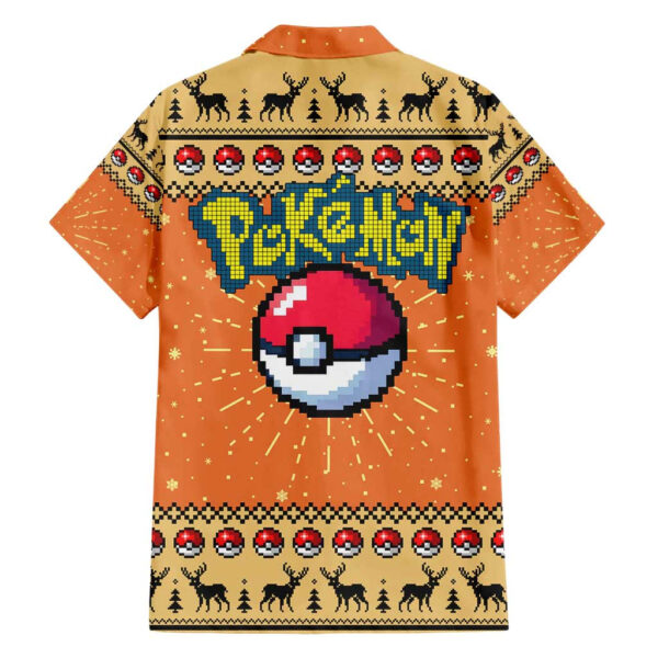 Chemise hawaïenne Arcanin Noël Pixel – Pokémon - Maison Otaku – Image 2