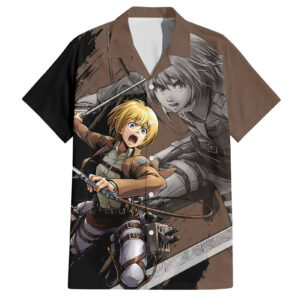 Chemise hawaïenne Armin Arlert – L’Attaque des Titans - Maison Otaku