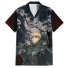 Chemise hawaïenne Armin Arlert Saison Finale – L’Attaque des Titans - Maison Otaku