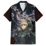 Chemise hawaïenne Armin Arlert Saison Finale – L’Attaque des Titans – Maison Otaku