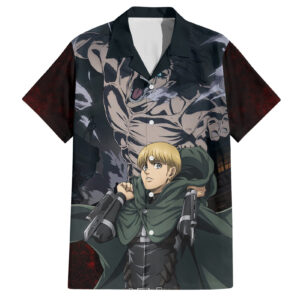 Chemise hawaïenne Armin Arlert Saison Finale – L’Attaque des Titans - Maison Otaku