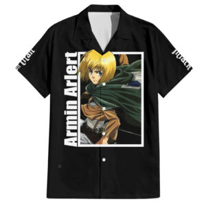 Chemise hawaïenne Armin Arlert – L’Attaque des Titans - Maison Otaku