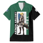 Chemise hawaïenne Armin Arlert – L’Attaque des Titans – Maison Otaku