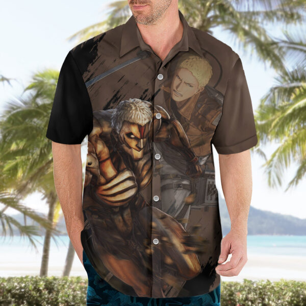 Chemise hawaïenne Titan Cuirassé – L’Attaque des Titans - Maison Otaku – Image 3