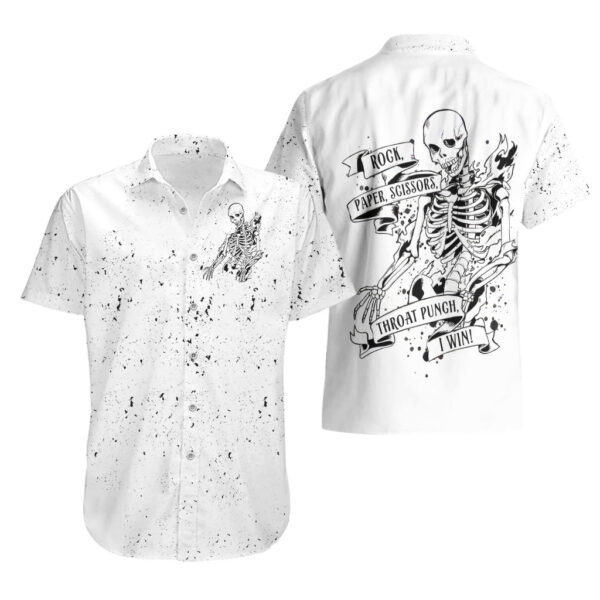 Chemise hawaïenne Skull Art – Humour noir - Maison Otaku – Image 3