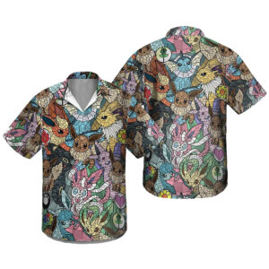 Chemise hawaïenne Évolitions (style varié) – Pokémon - Maison Otaku