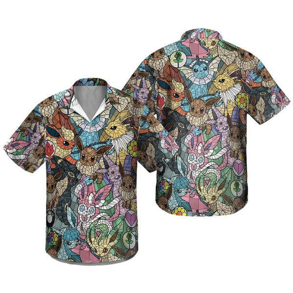 Chemise hawaïenne Évolitions (style varié) – Pokémon - Maison Otaku