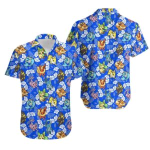Chemise hawaïenne Évolitions (style 2) – Pokémon - Maison Otaku