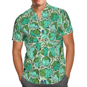 Chemise hawaïenne Pokémon (assortie) - Maison Otaku