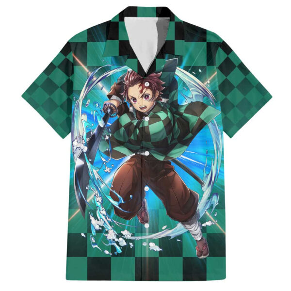 Chemise hawaïenne Tanjiro – Demon Slayer (aura astrale) - Maison Otaku