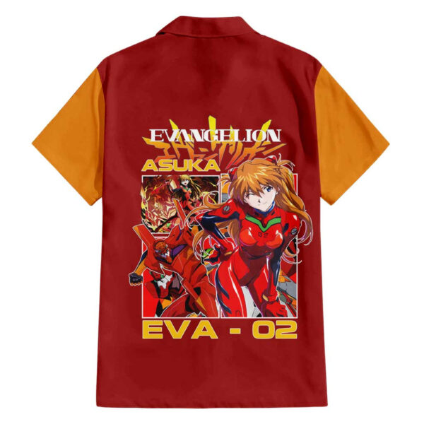 Chemise hawaïenne Asuka Langley – Evangelion EVA-02 - Maison Otaku – Image 2