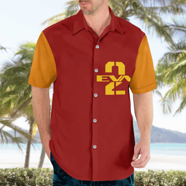 Chemise hawaïenne Asuka Langley – Evangelion EVA-02 - Maison Otaku – Image 3