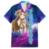 Chemise hawaïenne Asuna – Sword Art Galaxy - Maison Otaku